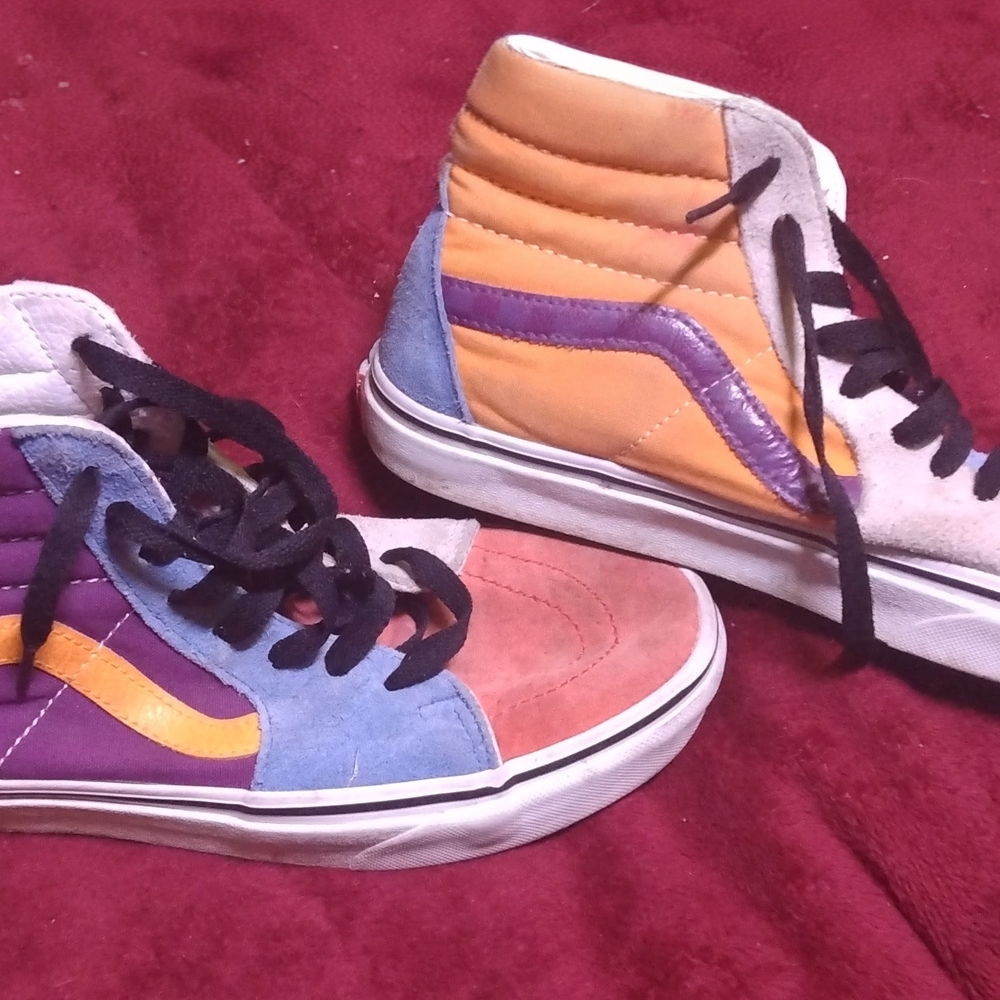 Vans Sk8-Hi Mix And Match Grape Juice & Bright Marigold